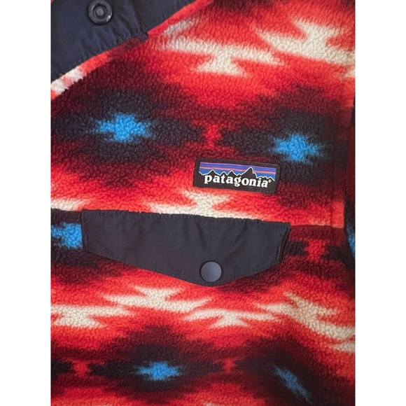 Patagonia Synchilla Snap T Fleece Pullover Wild Desert Aztec Women's‎ Size Small - Picture 5 of 7